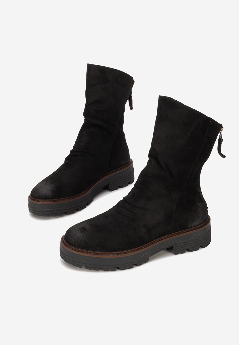 Czarne kozaki damskie Tavresa