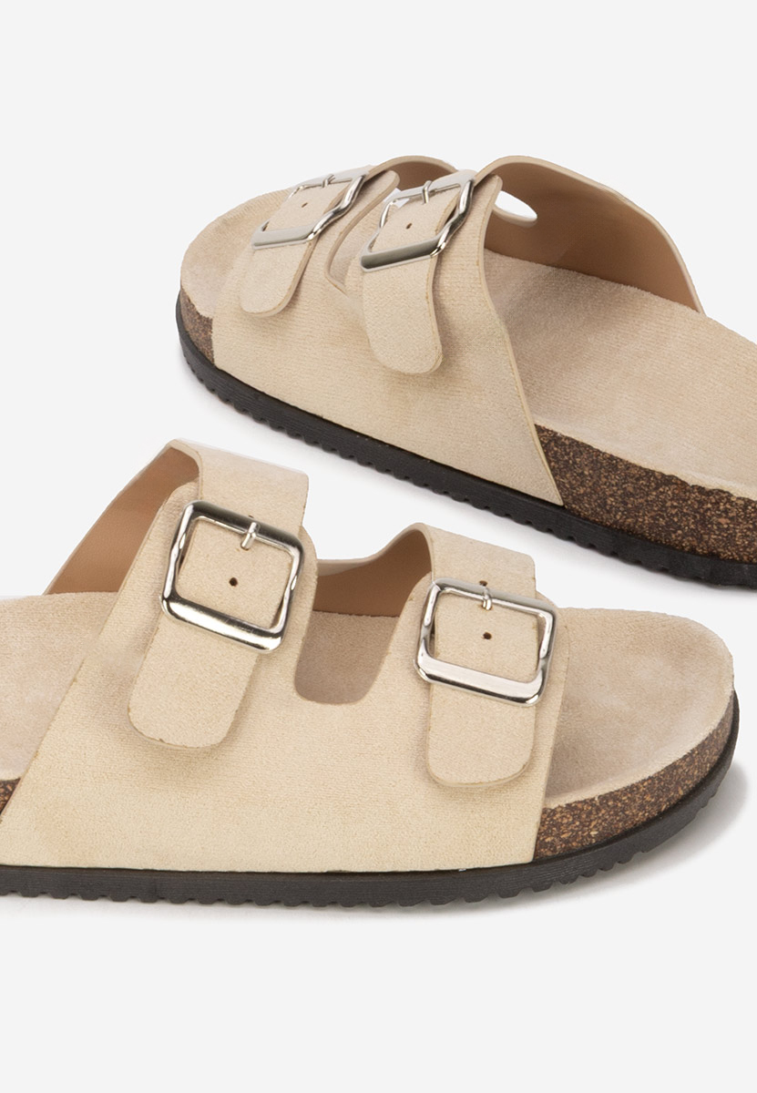 Beżowe klapki damskie Jirua