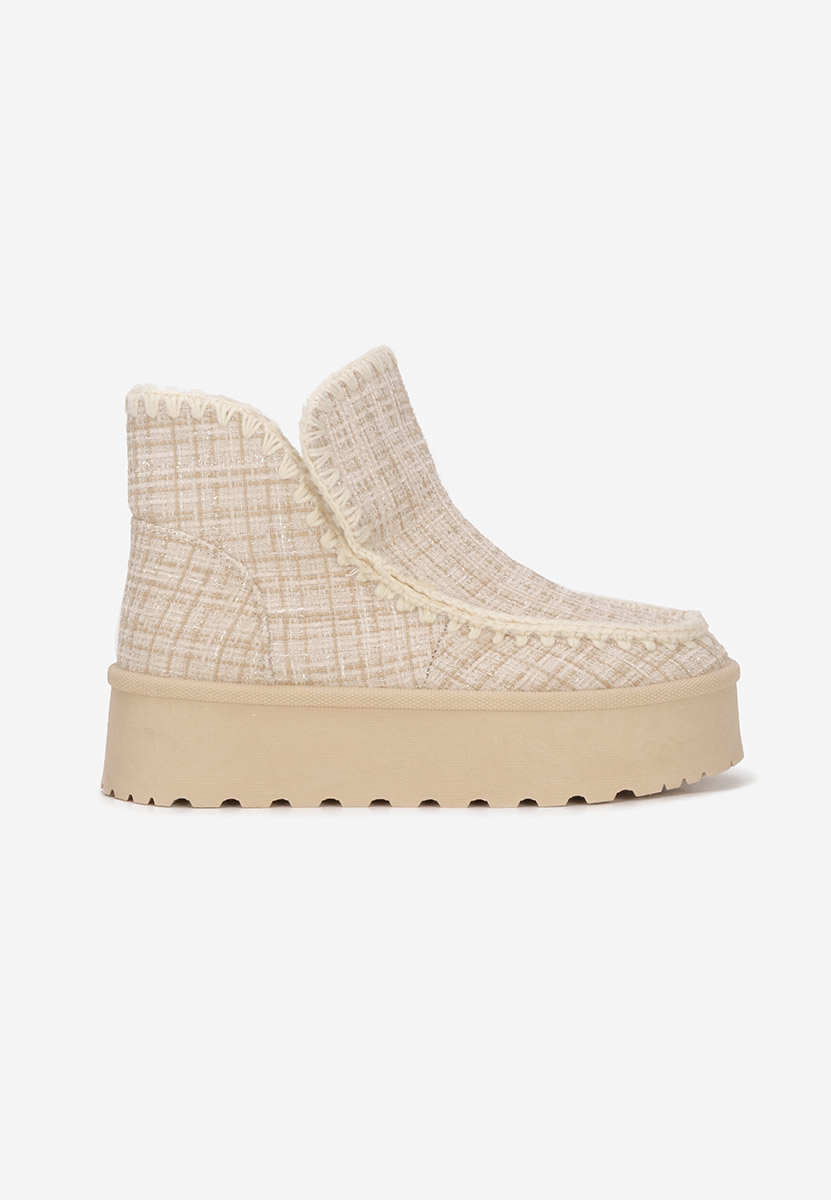 Beżowe kozaki mocc Celestina