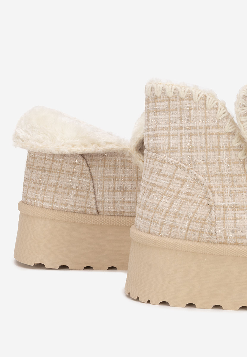 Beżowe kozaki mocc Celestina