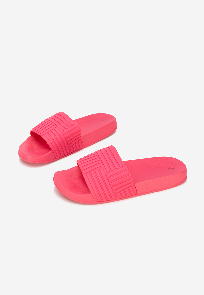 Fuksjowe klapki basenowe damskie Sumaya