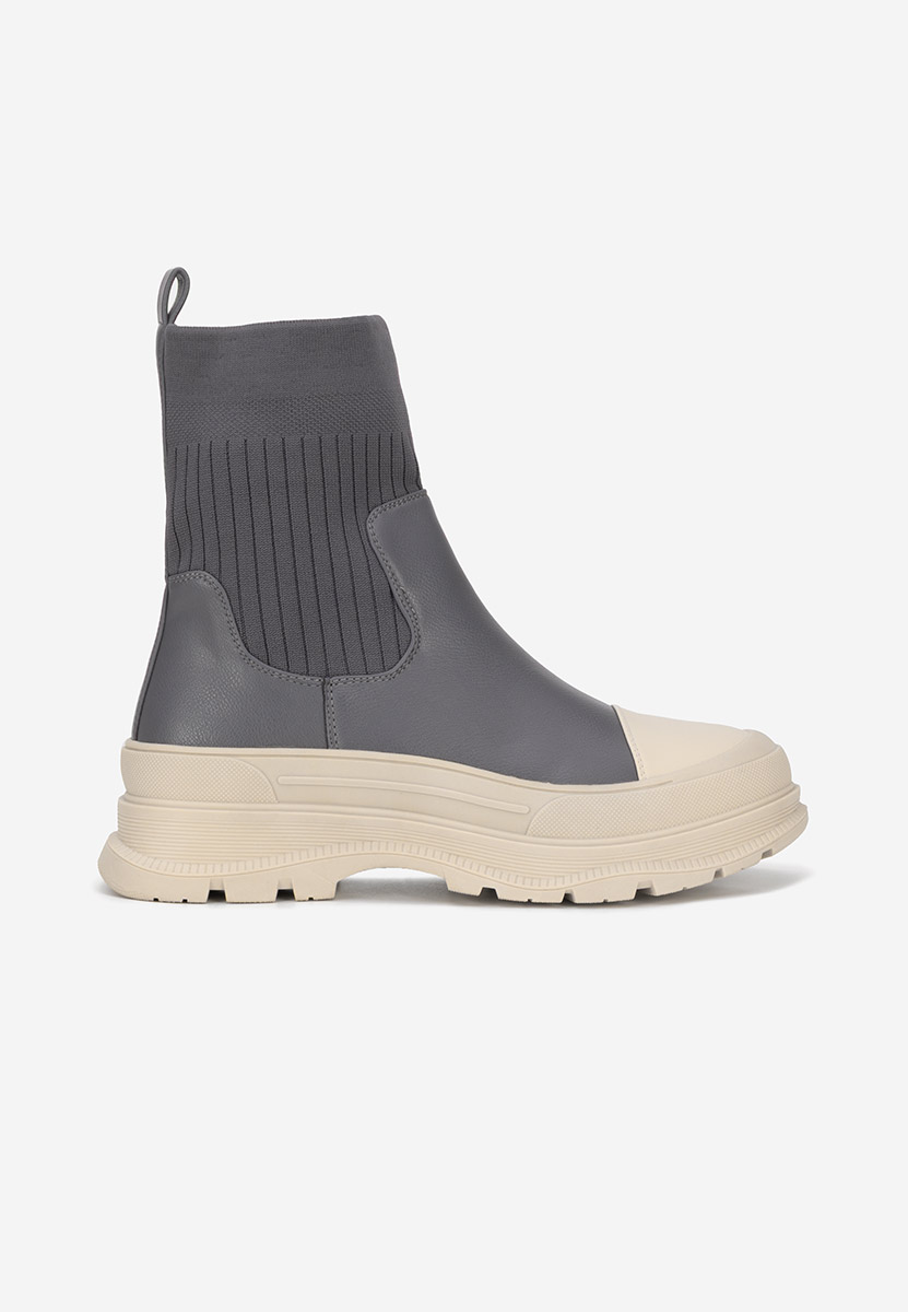 Niebieski sneakersy wysokie Avalini