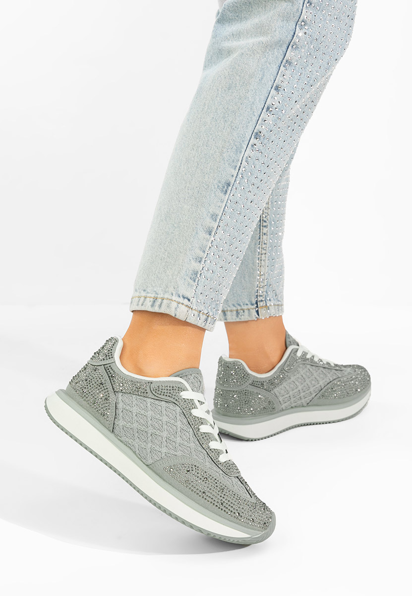 Zielone sneakersy damskie Zarania