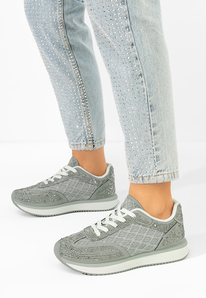 Zielone sneakersy damskie Zarania