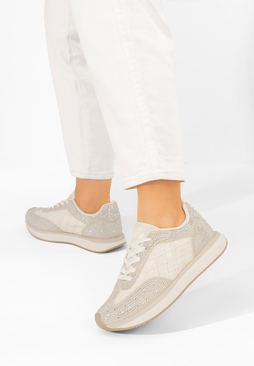 Beżowe sneakersy damskie Zarania