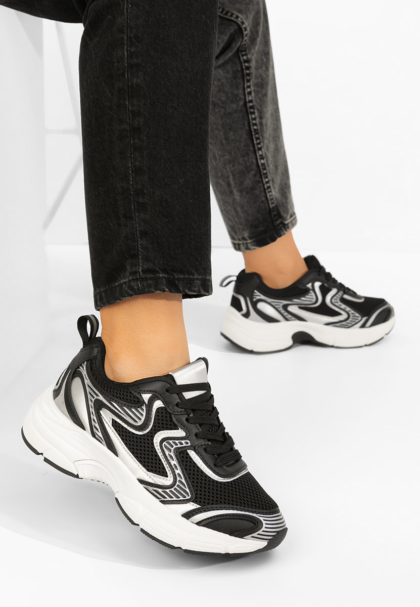 Czarne sneakersy damskie Natalis