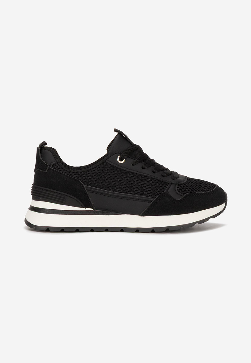Czarne sneakersy damskie Helenia