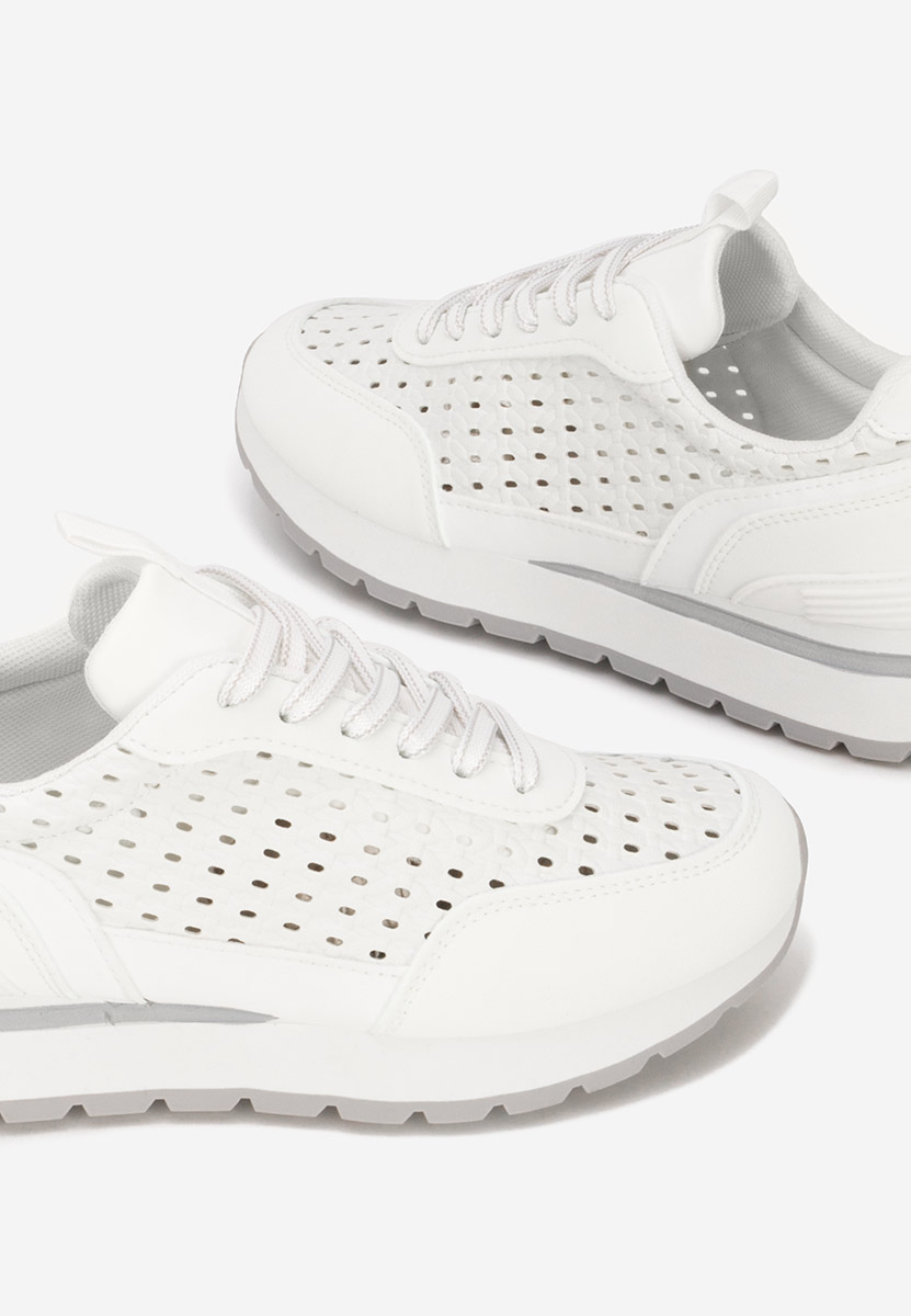 Białe sneakersy damskie Zenada