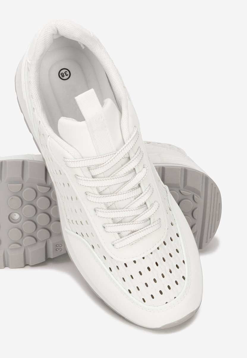 Białe sneakersy damskie Zenada