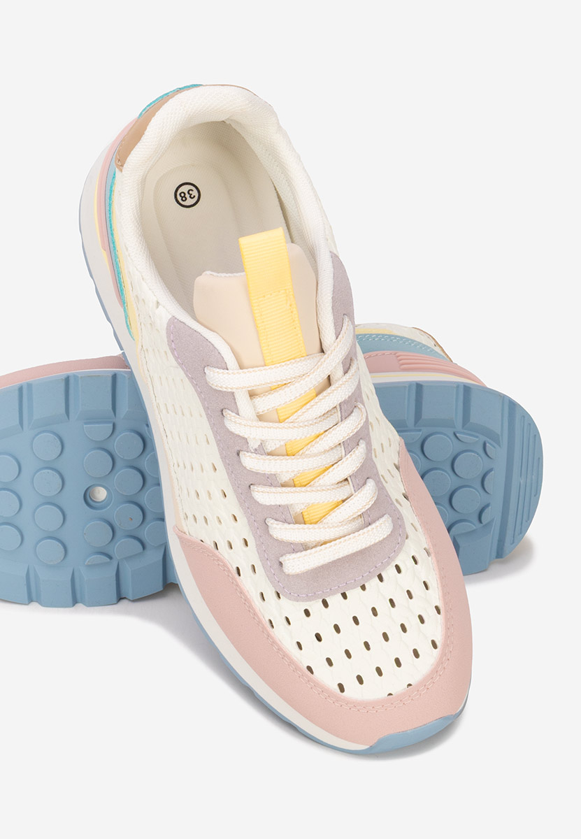 Wielokolorowy sneakersy damskie Zenada
