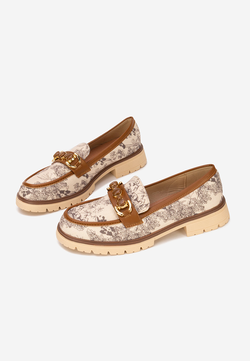 Camelowe mokasyny damskie Amberlin