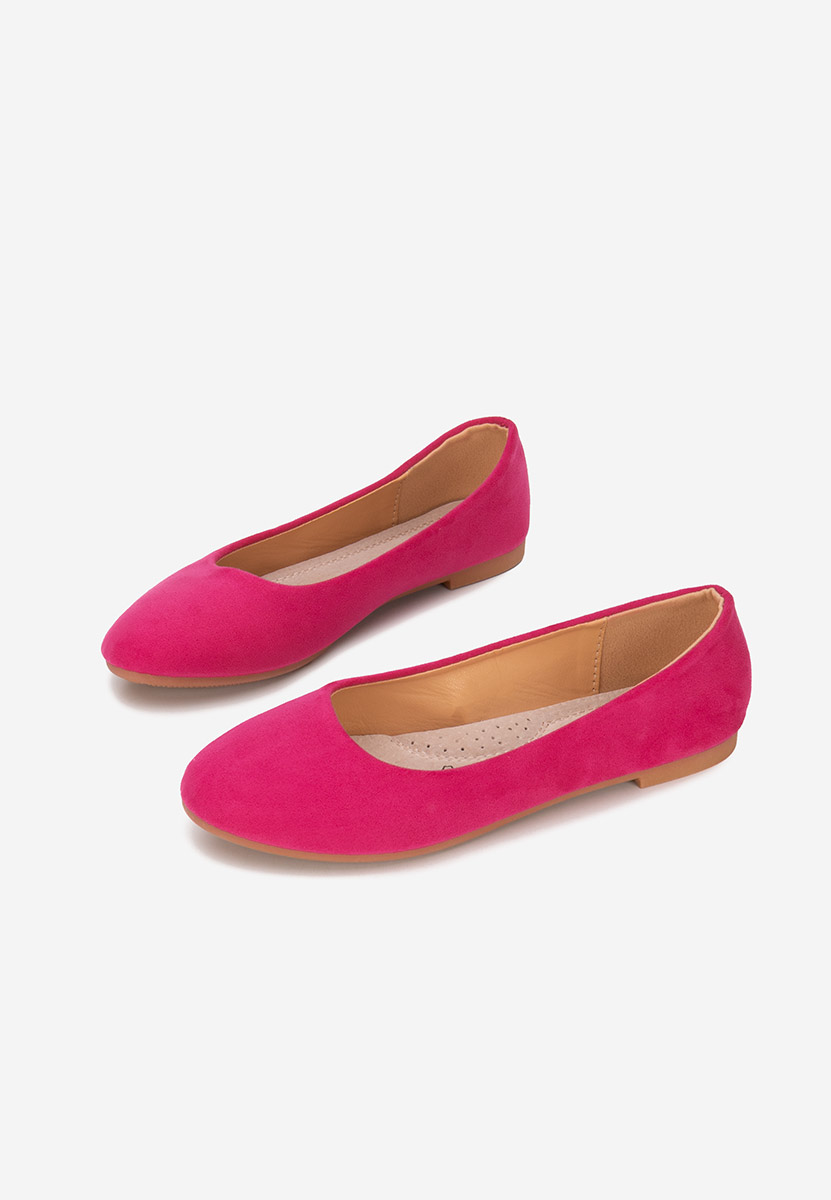 Fuksjowe baleriny damskie Agappia