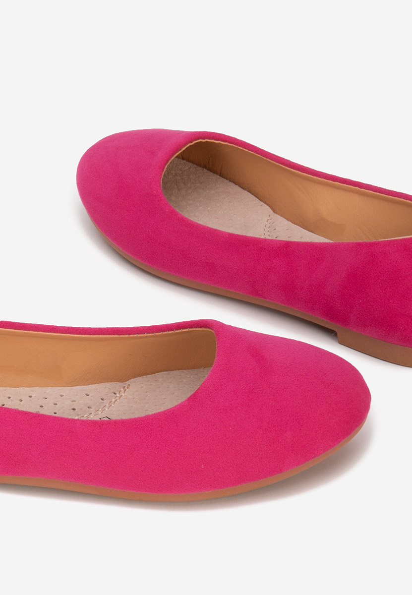Fuksjowe baleriny damskie Agappia