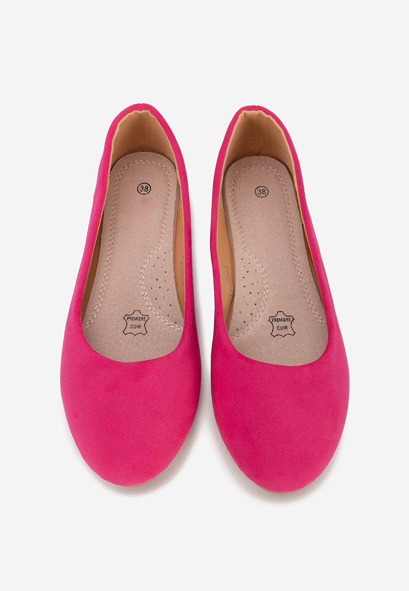 Fuksjowe baleriny damskie Agappia