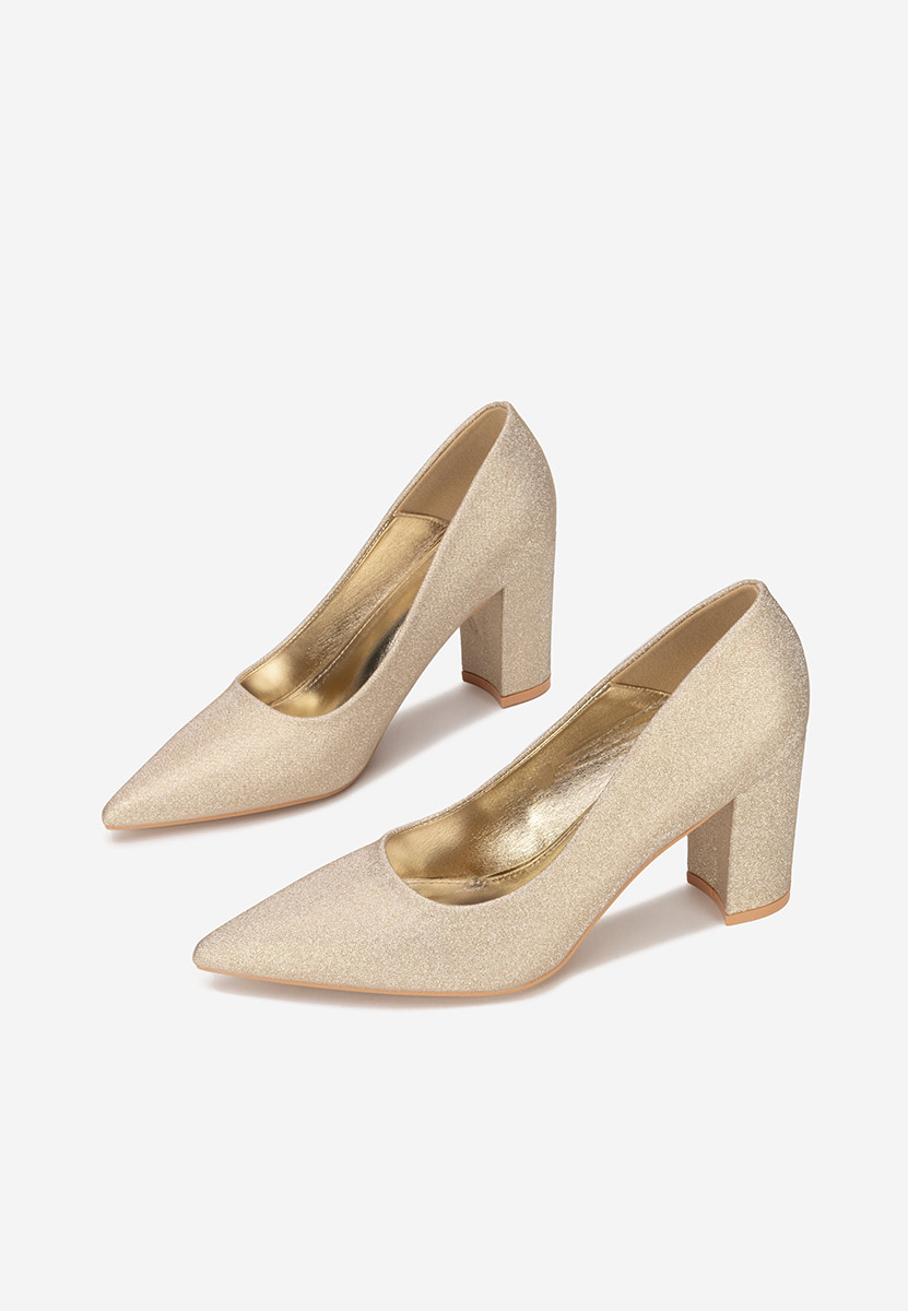 Złote czółenka na słupku Sineva