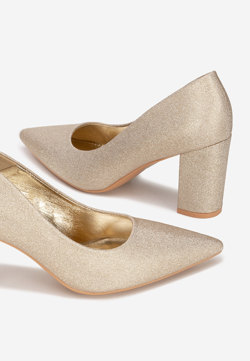 Złote czółenka na słupku Sineva