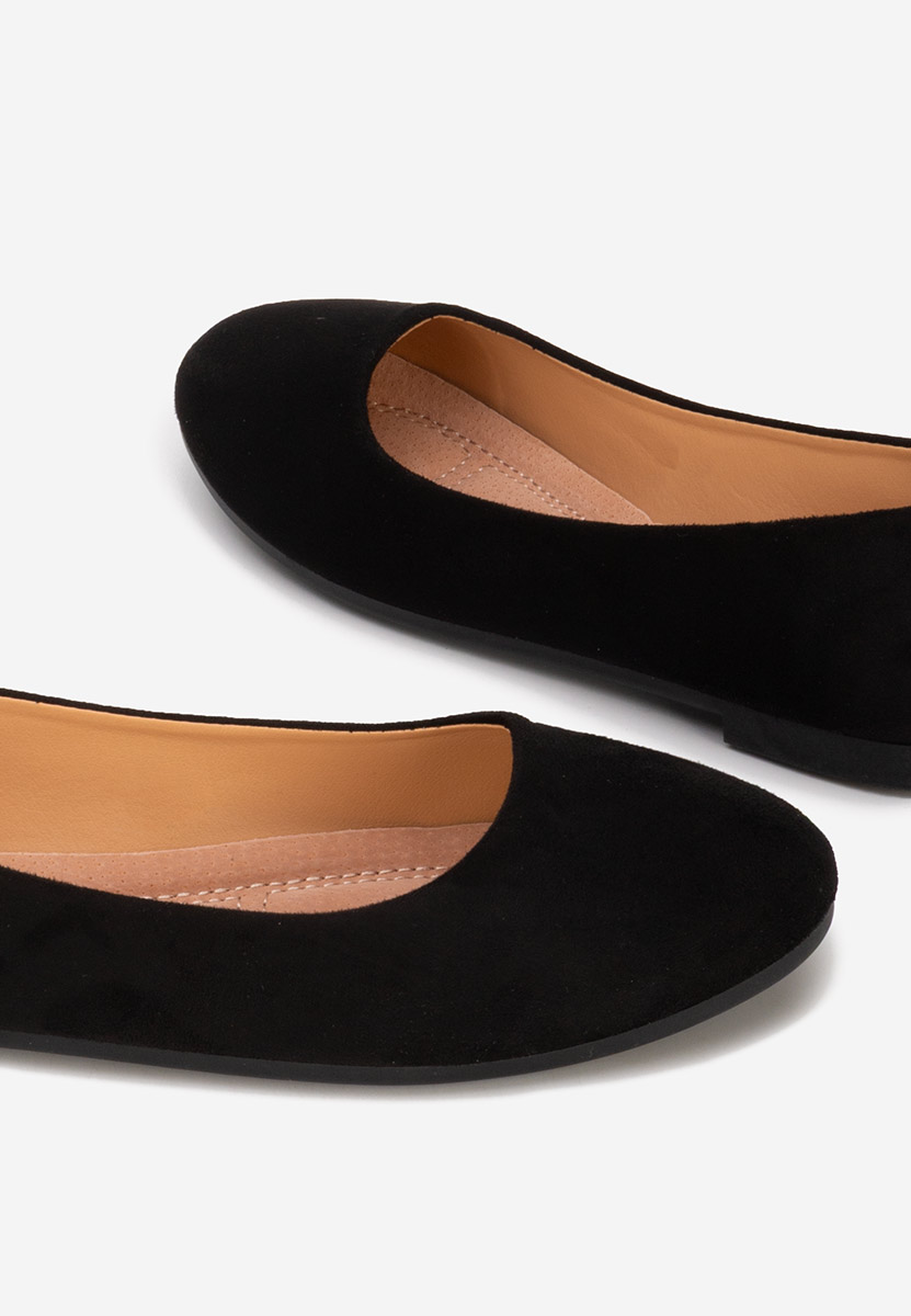 Czarne baleriny damskie Agappia