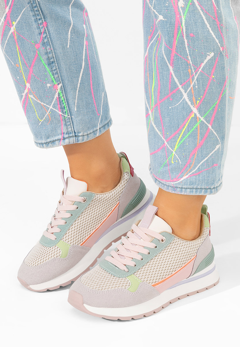 Wielokolorowy sneakersy damskie Helenia