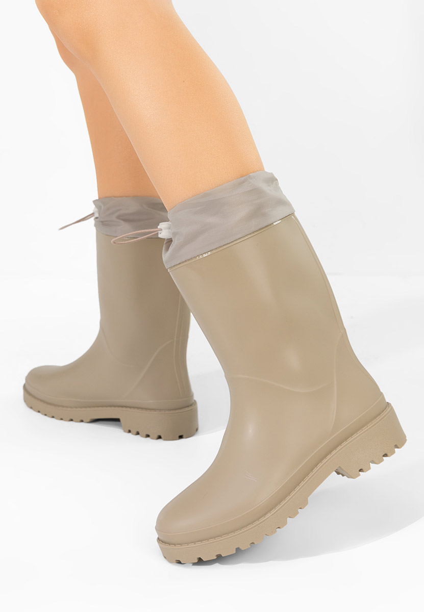 Beżowe kalosze damskie Zunaira