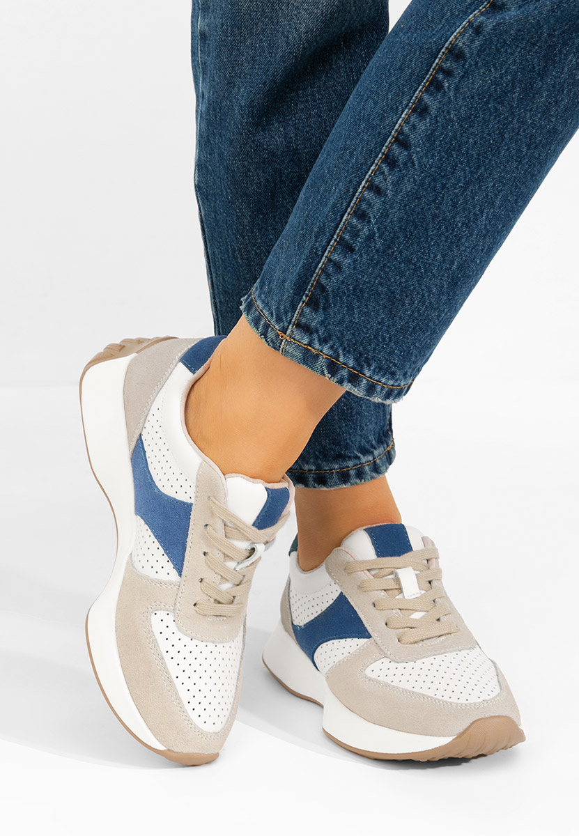 Białe sneakersy damskie Attila