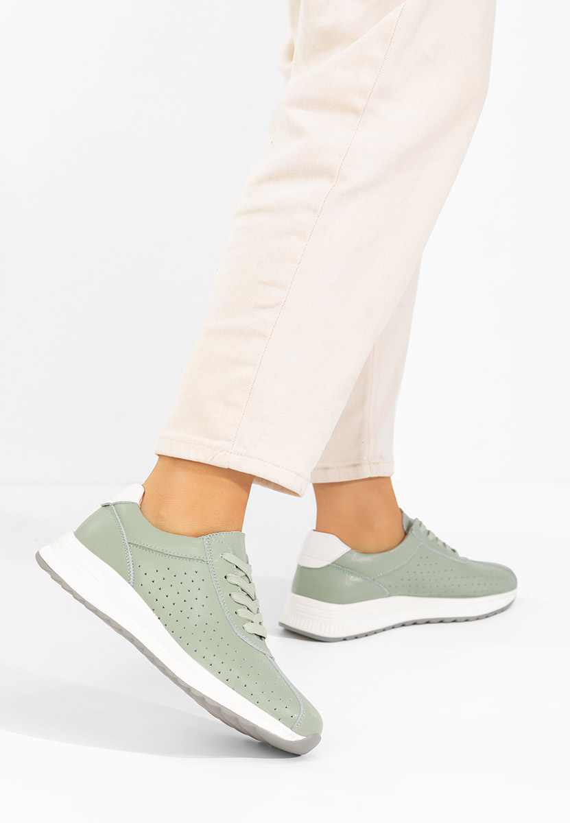 Zielone sneakersy damskie Aspasia