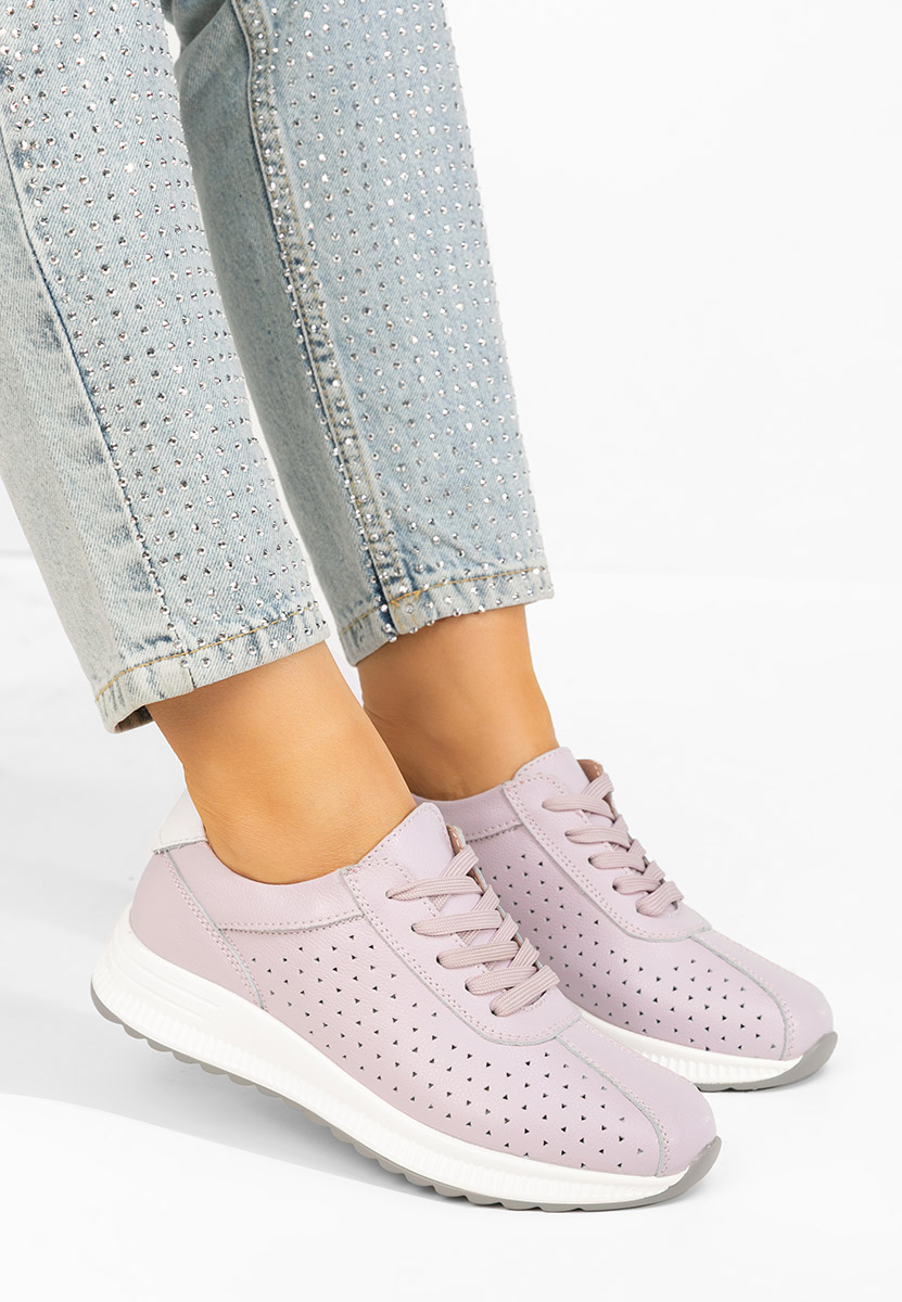 Fioletowe sneakersy damskie Aspasia
