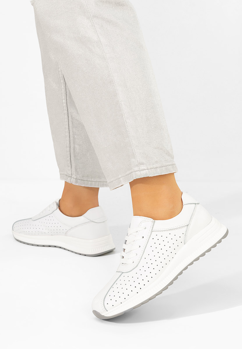 Białe sneakersy damskie Aspasia