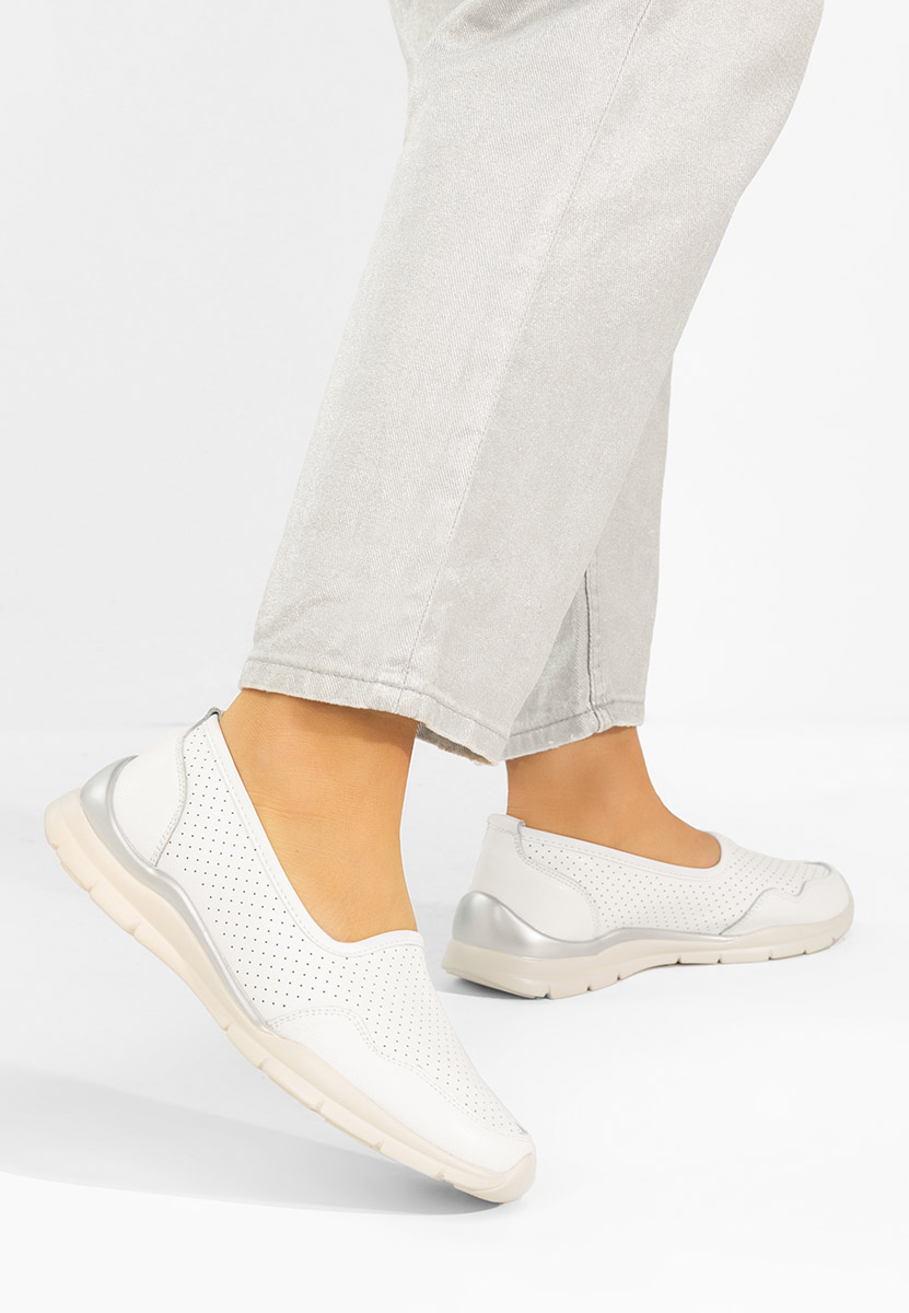 Białe półbuty damskie Katana
