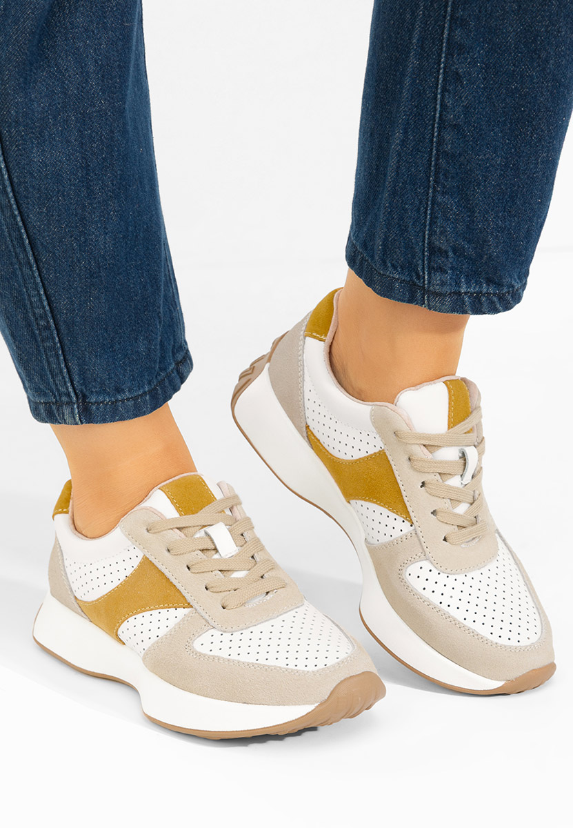 Białe sneakersy damskie Attila V4