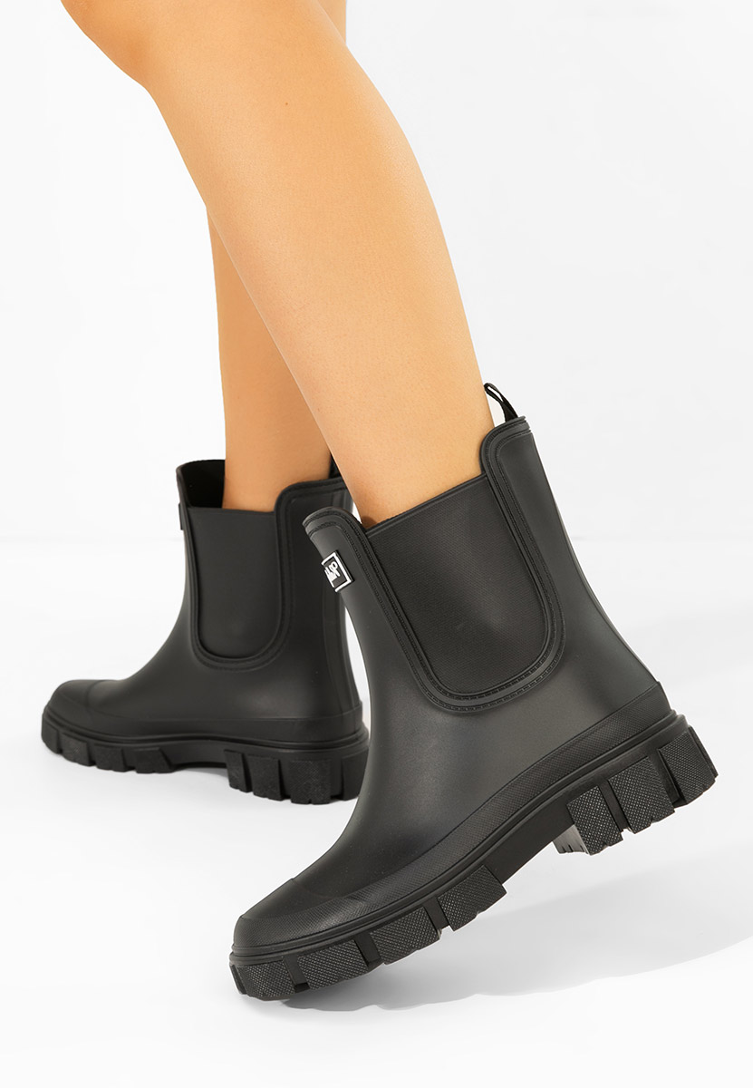 Czarne kalosze Aimeea