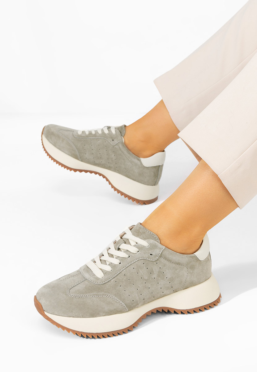 Szare sneakersy damskie Yasminia