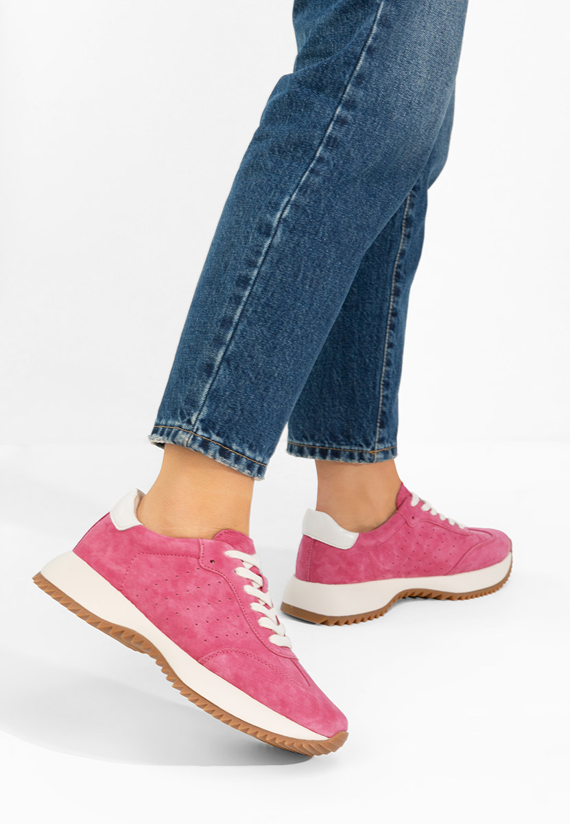 Fuksjowe sneakersy damskie Yasminia