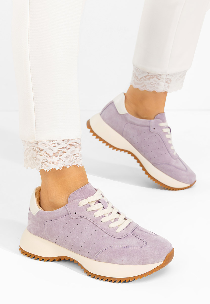 Fioletowe sneakersy damskie Yasminia