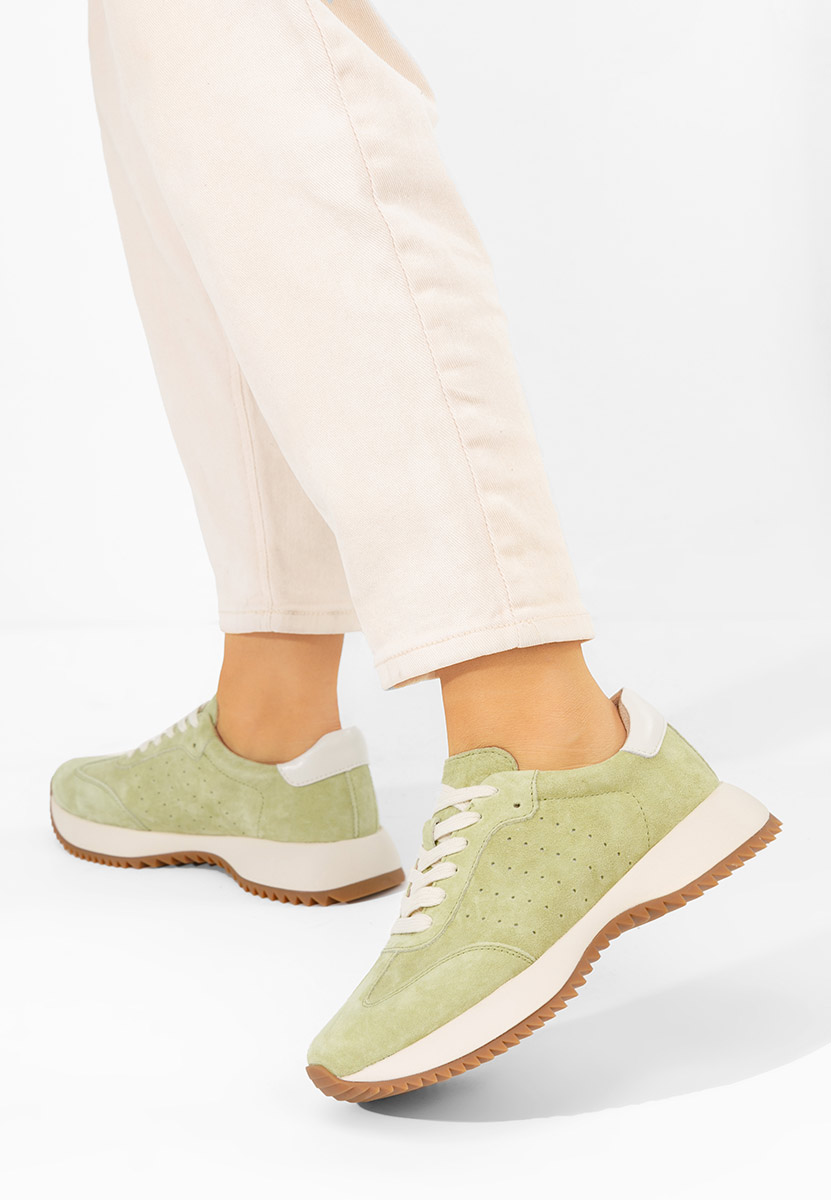 Zielone sneakersy damskie Yasminia