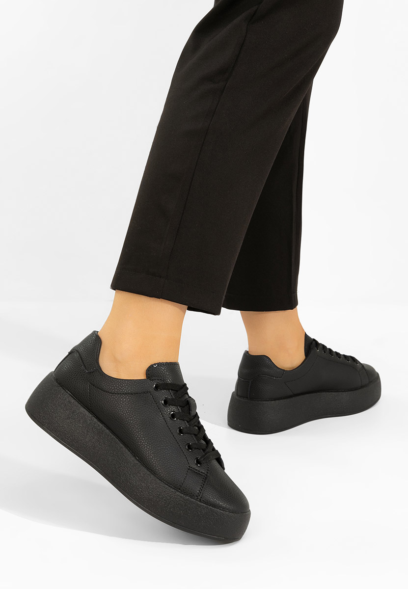 Czarne sneakersy damskie Calypso