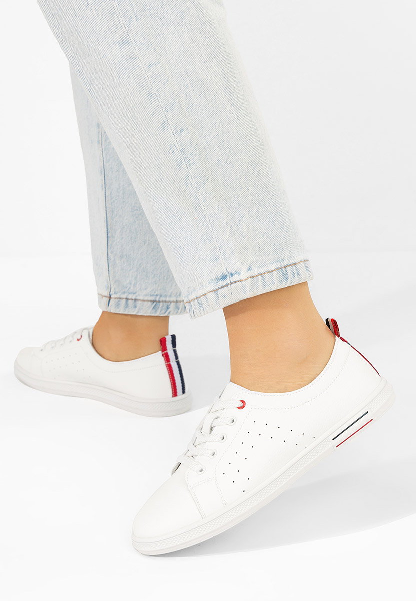 Białe sneakersy damskie Melonia