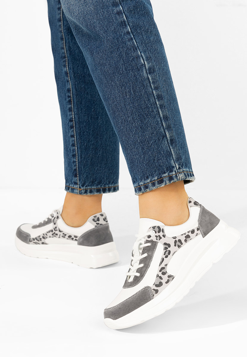 Białe sneakersy damskie Arkania