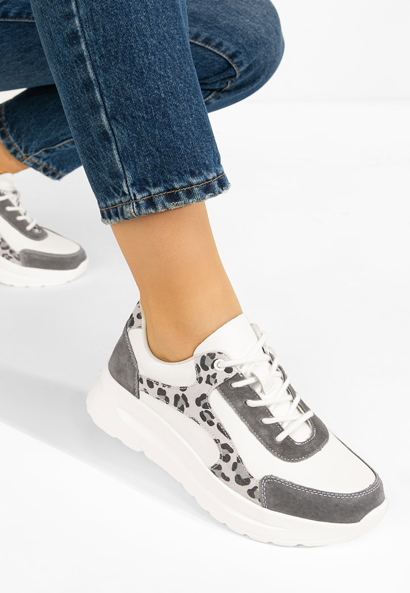 Białe sneakersy damskie Arkania