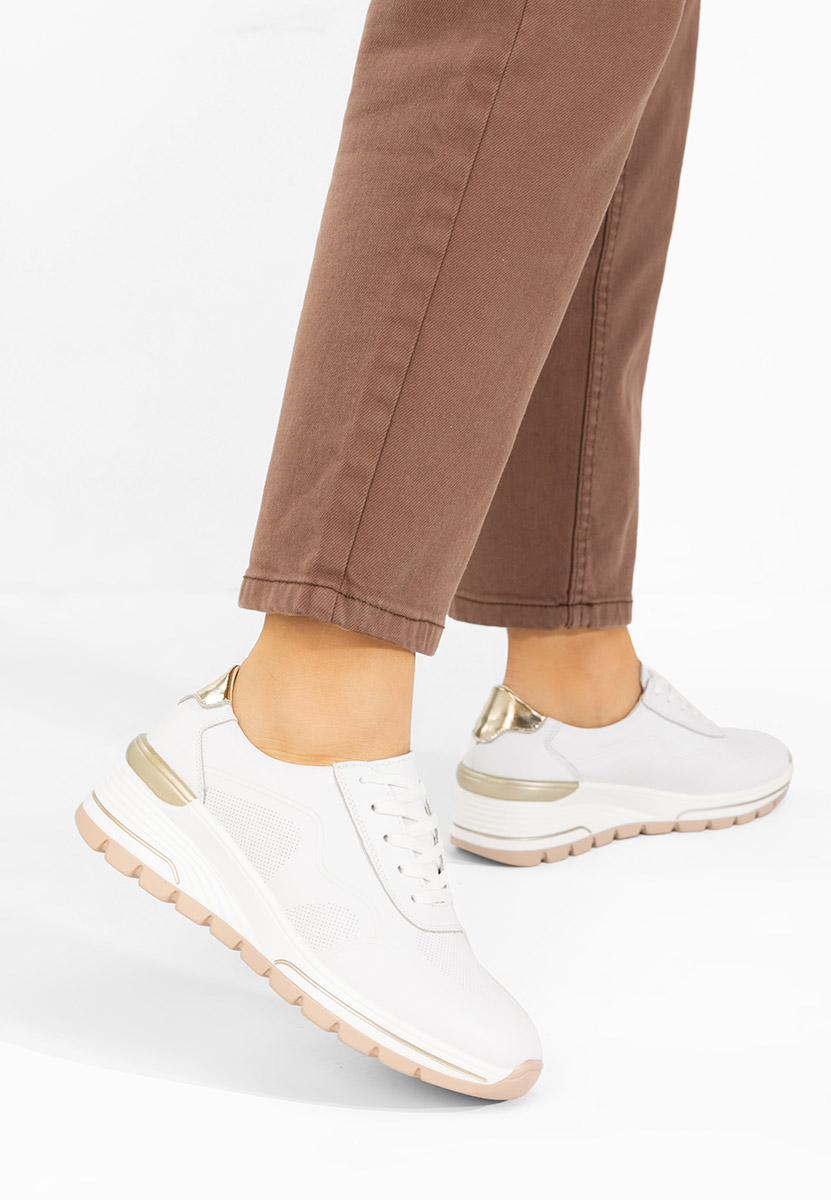 Białe sneakersy damskie Thanh