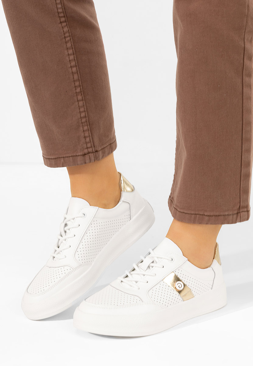 Białe sneakersy damskie Jayne