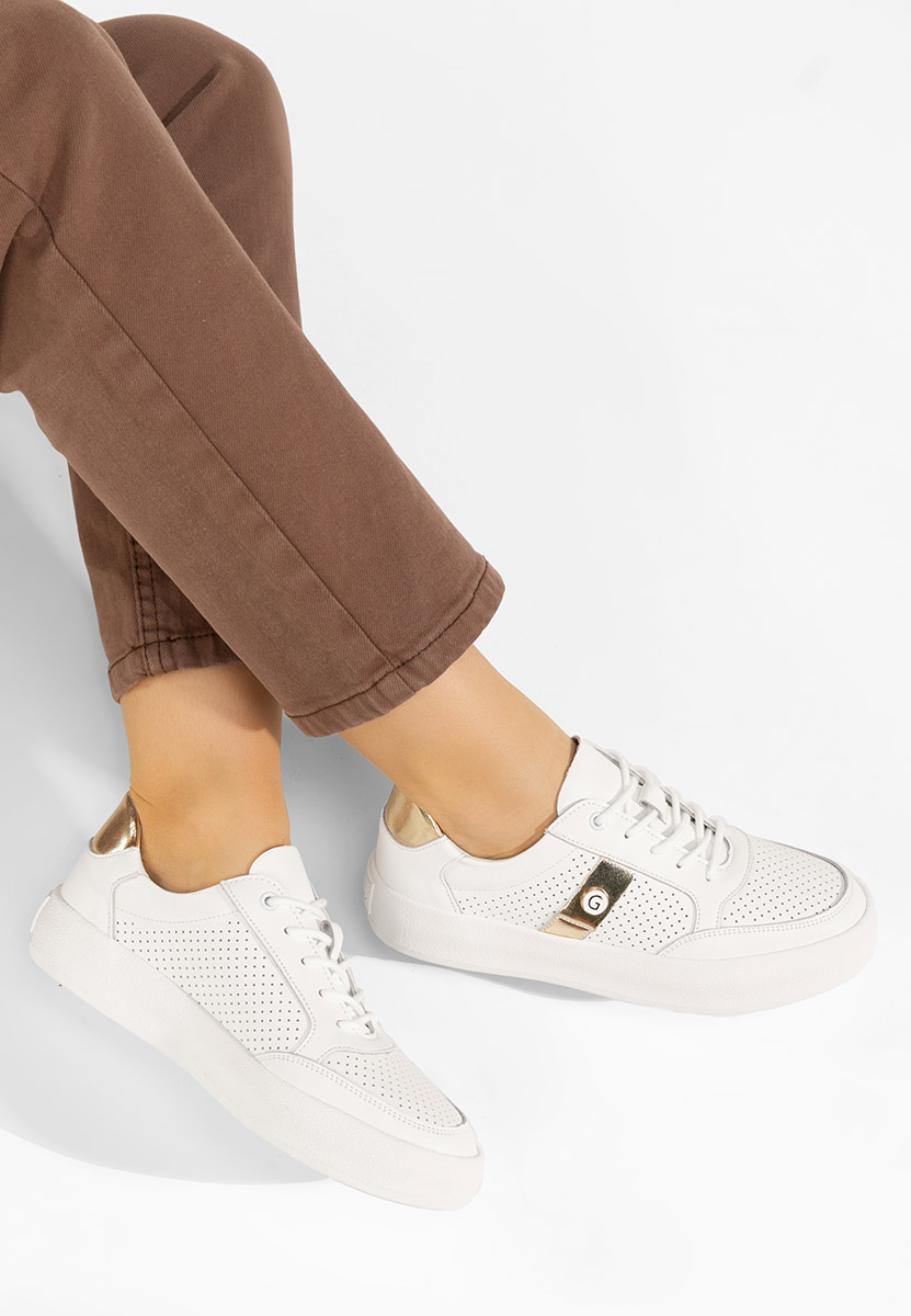 Białe sneakersy damskie Jayne