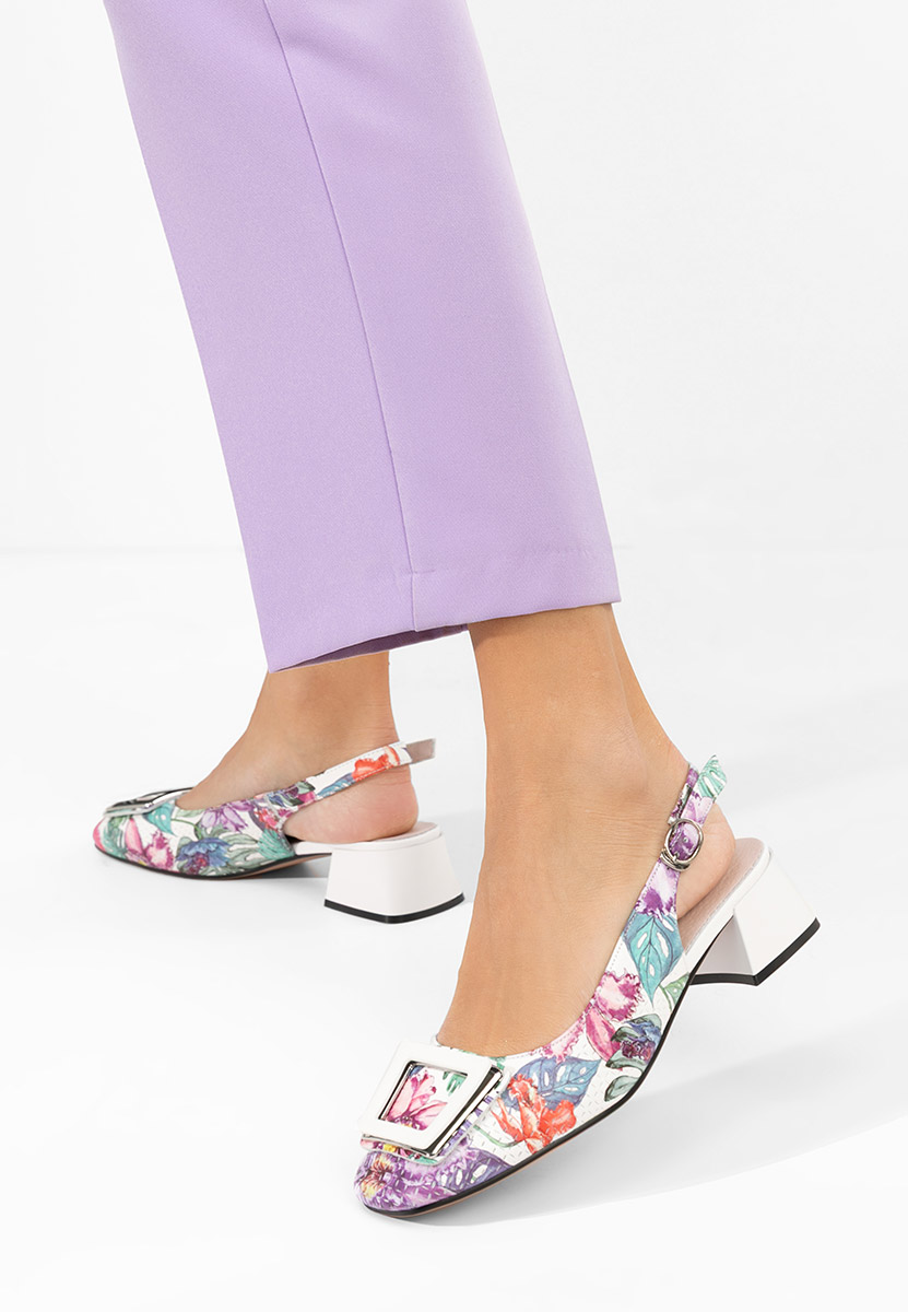 Różowe czółenka bez pięt Belindia