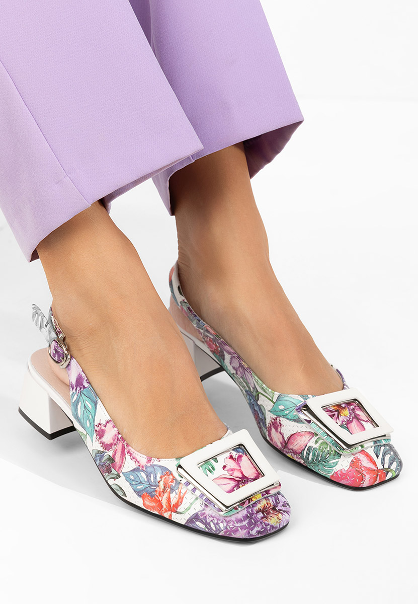 Różowe czółenka bez pięt Belindia