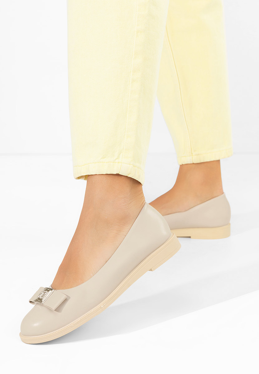 Szare baleriny damskie Sidiona