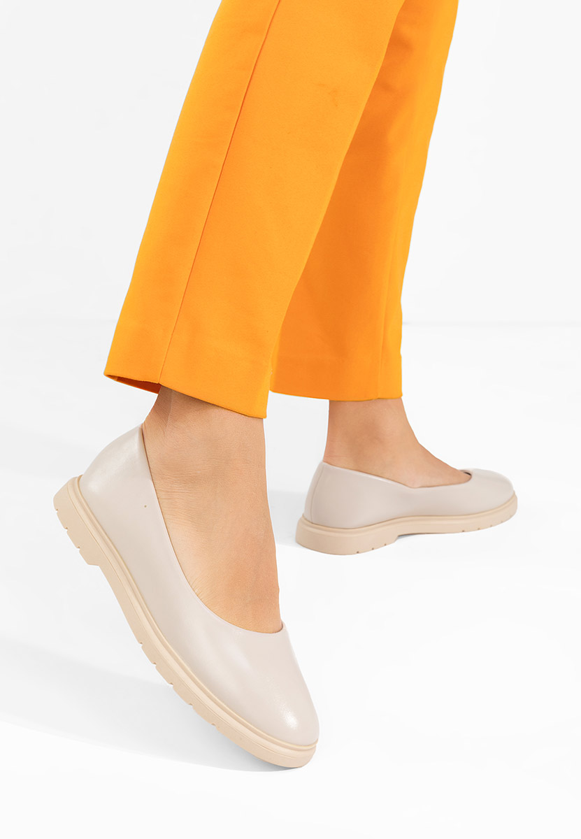 Szare baleriny damskie Gimona