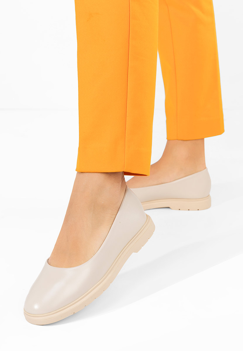 Szare baleriny damskie Gimona