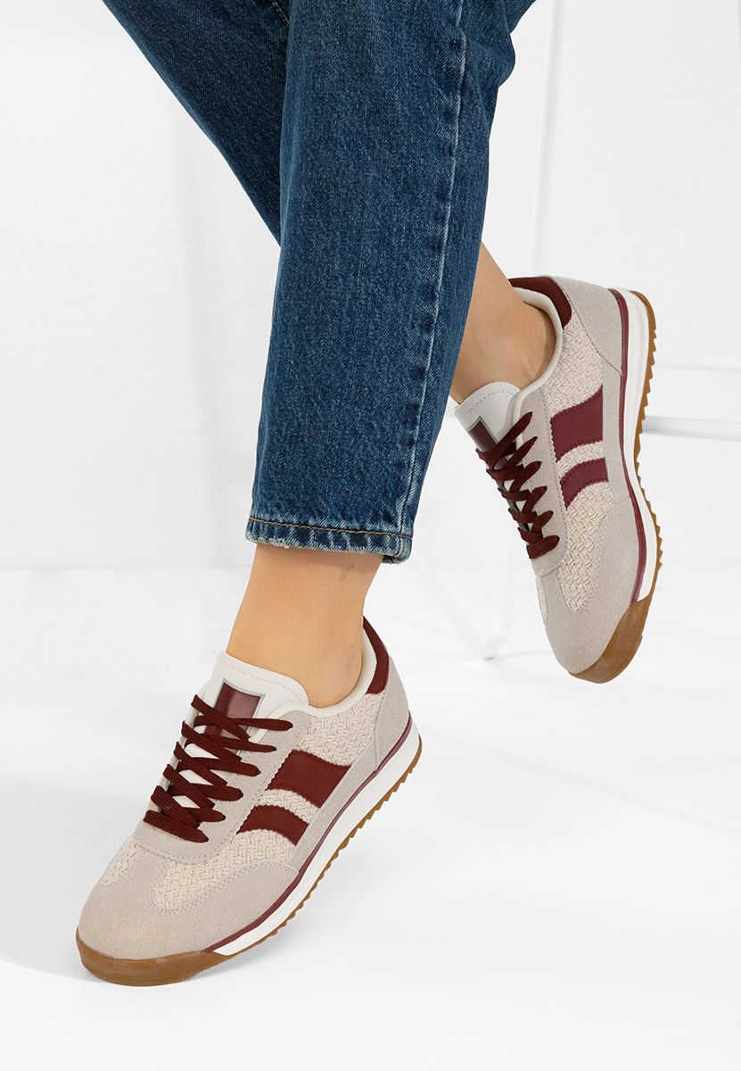 Beżowe sneakersy damskie Patrika V2