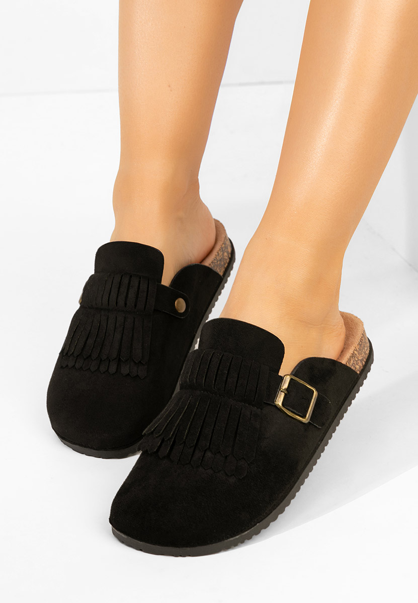 Czarne drewniaki Jimona