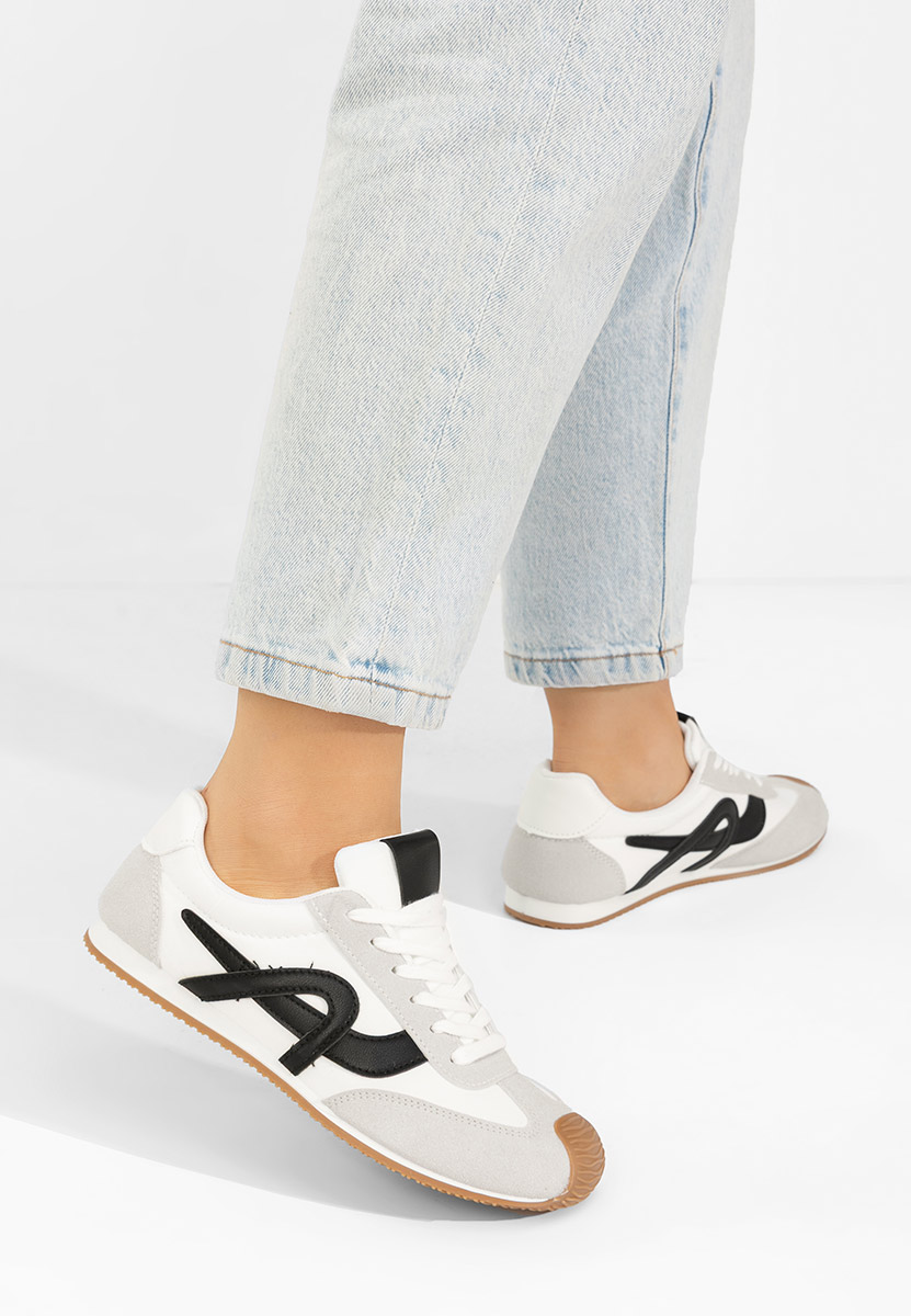 Białe sneakersy damskie Kalindia