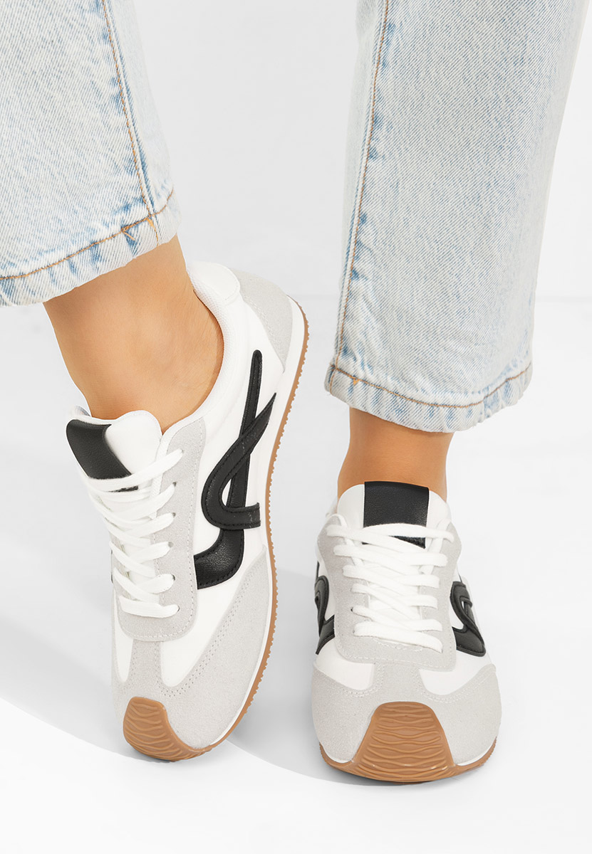 Białe sneakersy damskie Kalindia